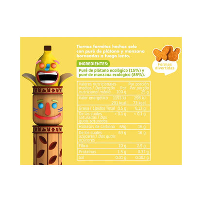 PACK 3X Snack pomme et banane ECO 25 g Triboo