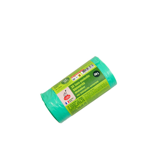 Sacchi per la spazzatura ecologici in plastica 30L La Droguerie Écologique 30 pezzi