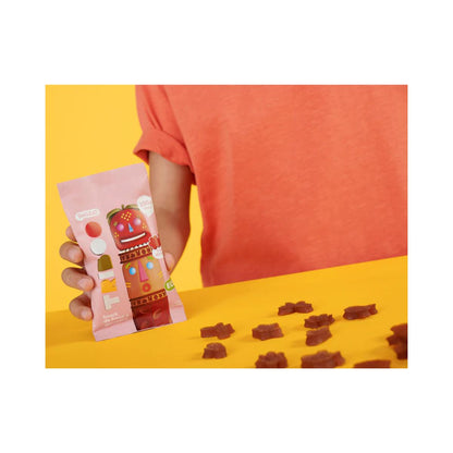 Packung mit 15 ECO-Snacks Erdbeere und Apfel 25 g, Triboo