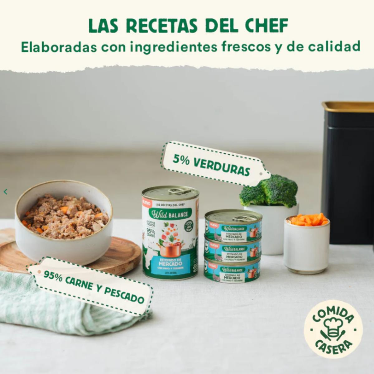 Dose Wild Balance Markt-Eintopf mit Truthahn und Rindfleisch für Katzen 80 g