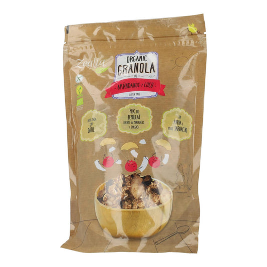 Granola arándanos y coco BIO Sin Gluten Zealia 300 gr
