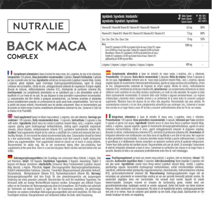 Nutralie Anden-Maca-Komplex + Vitamine B6 + B12, 120 Kapseln