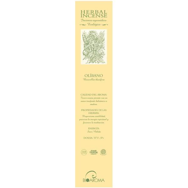 Ökologischer Weihrauch Olíbano Bioaroma, 12 Stäbchen