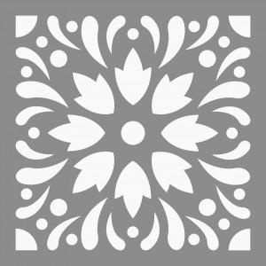 Moroccan tile stencil 4