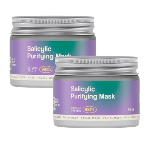 2-pack Freshly Salicilyc renande ansiktsmask 40 ml