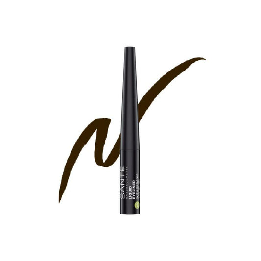 Płynny eyeliner do konturowania oczu 02 Coffe, Sante 3,5 ml