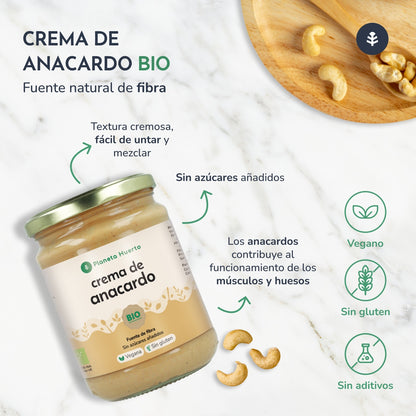 Cashew-Creme ECO Planeta Huerto 350 g
