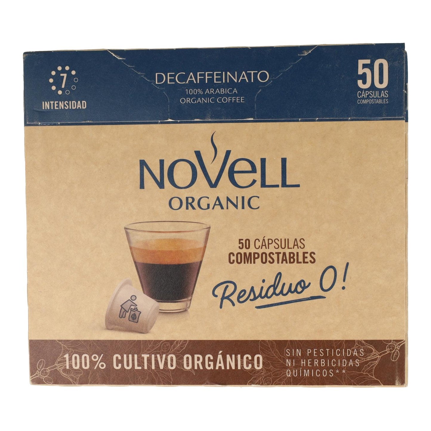 Kompostierbare Kapseln Descaffeinato Nespresso 50 Kapseln