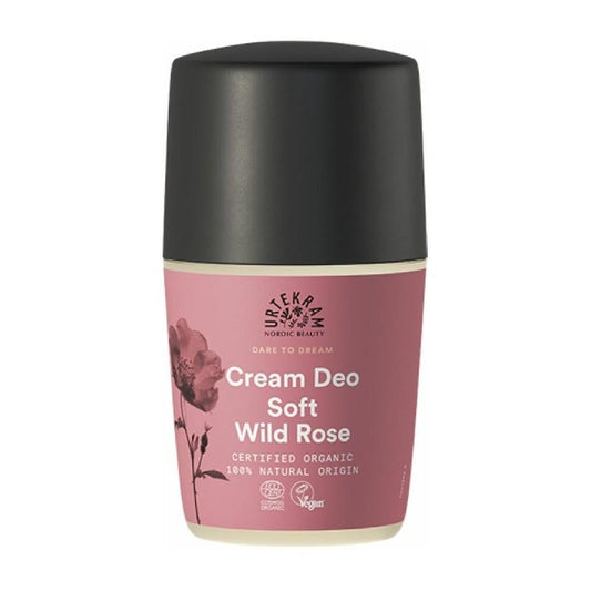Deodorant Roll-On Soft Wild Rose Urtekram 50 ml