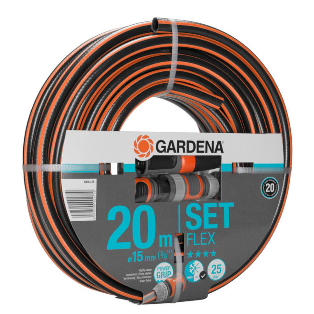 Set tuyau flexible Gardena 15 mm 20 m