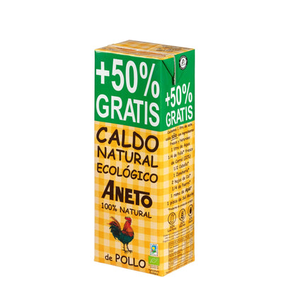 Natürliche Hühnerbrühe Eco Aneto 1 l  + 500 ml GRATIS