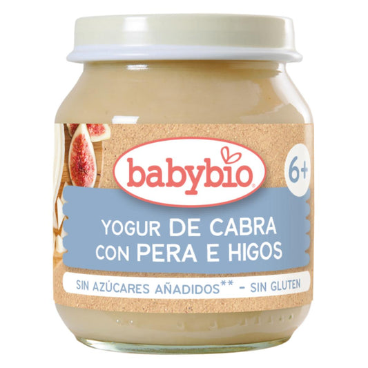 Vasetto di yogurt di capra con pere e fichi Babybio 130 g