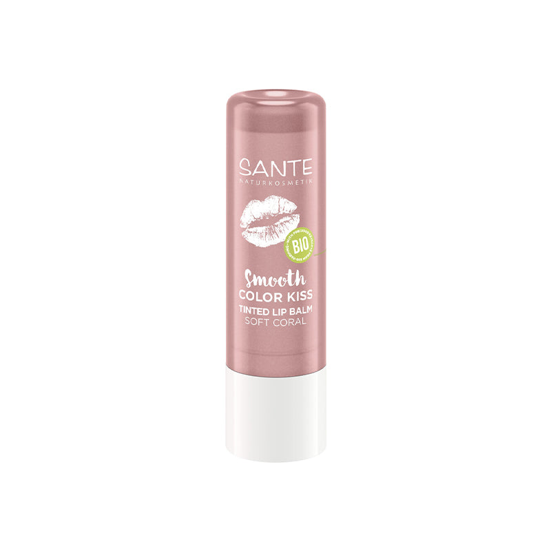 Balsam do ust w kolorze kiss 01 Soft Coral, Sante