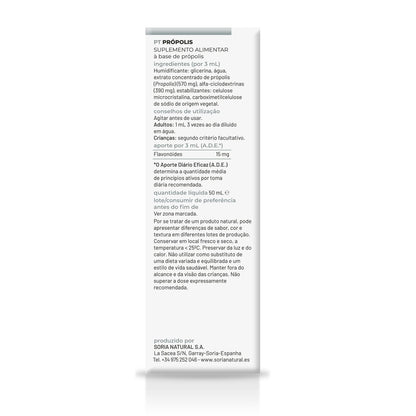 Confezione da 3 estratti di propoli XXI Soria Natural 50 ml