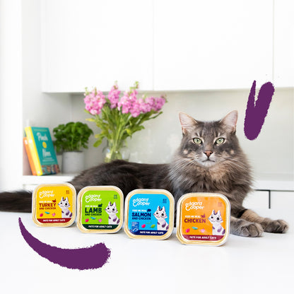 Mokra karma dla kotów pasztetowa Cordero y Pollo Edgard & Cooper 85 g