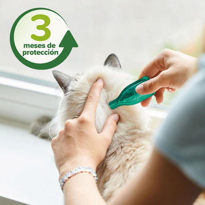 Pipette repellenti antiparassitarie naturali per gatti 3x1 ml