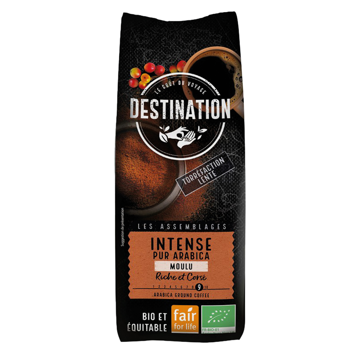 Gemahlener Kaffee Intenso Puro Arábica BIO Destination 250 g