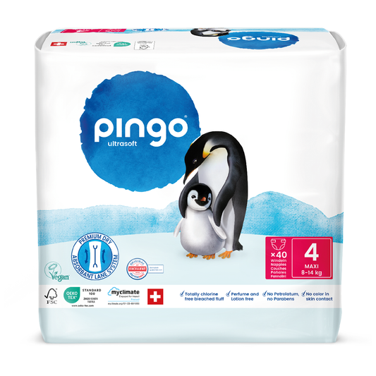 Luiers T4 (8-14 kg) Pingo 40 stuks