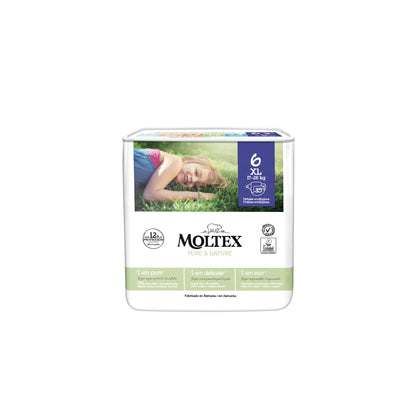 Pannolini Moltex Pure & Nature T6 (17-28 kg), 35 pezzi