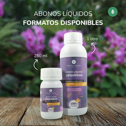 Fertilizzante liquido per orchidee Planeta Huerto 250 ml