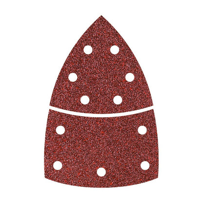 Feuilles abrasives adhésives pour ponceuses multifonctions Wolfcraft 95 mm 80