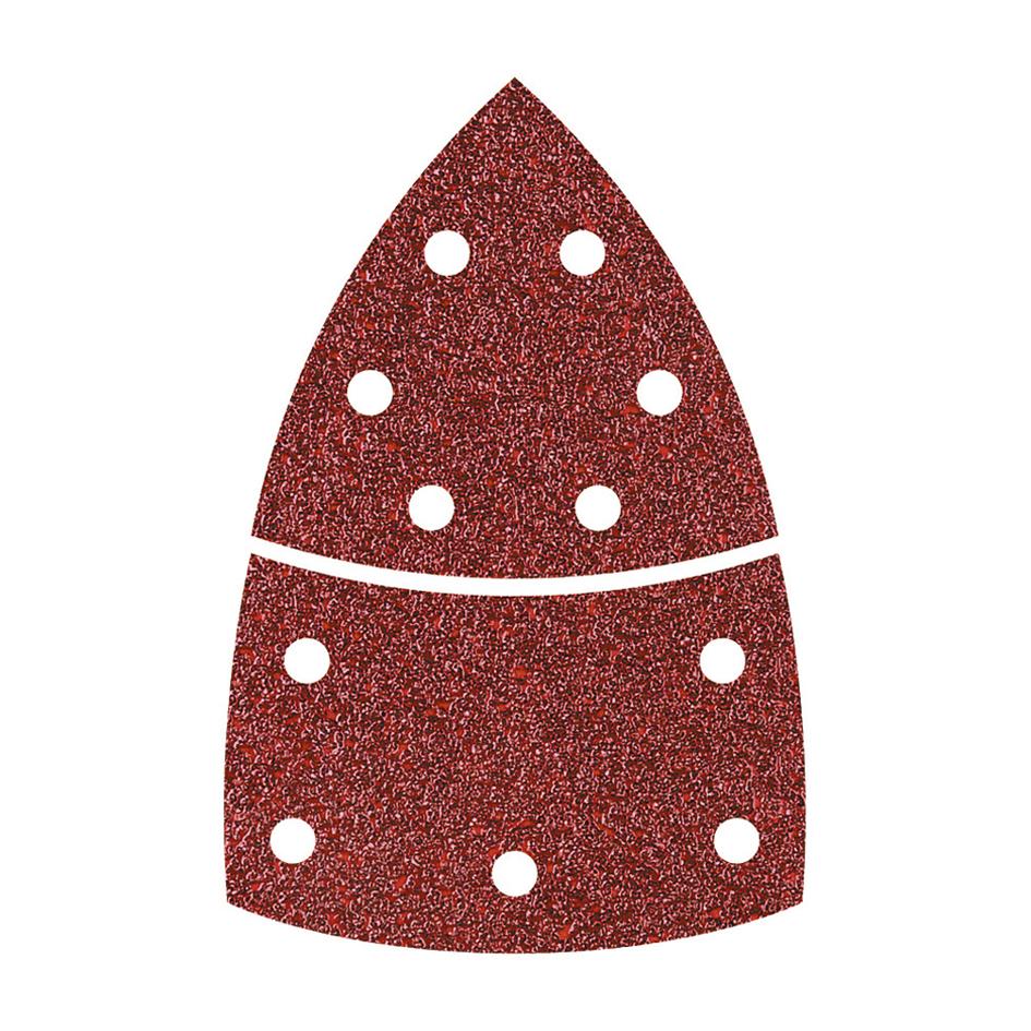 Feuilles abrasives adhésives pour ponceuses multifonctions Wolfcraft 95 mm 80