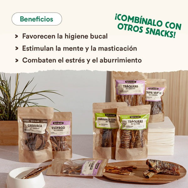 Mâchoir naturel en peau de cheval Wild Balance 100 g