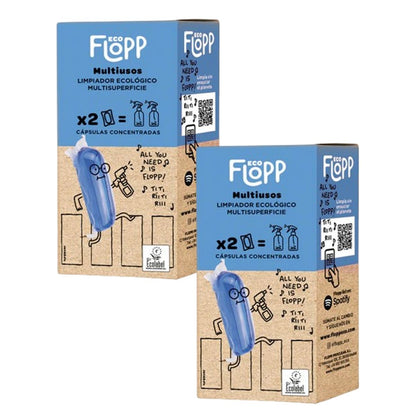 Pack of 2 x ECO Refill Multi-purpose  Flopp 2 caps
