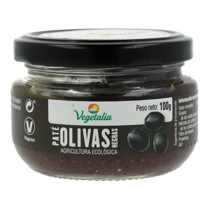 Paté de Olivas Negras BIO Vegetalia 100 g
