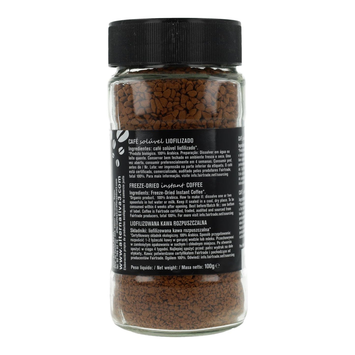 Café soluble lyophilisé Bio Alternativa 100 g