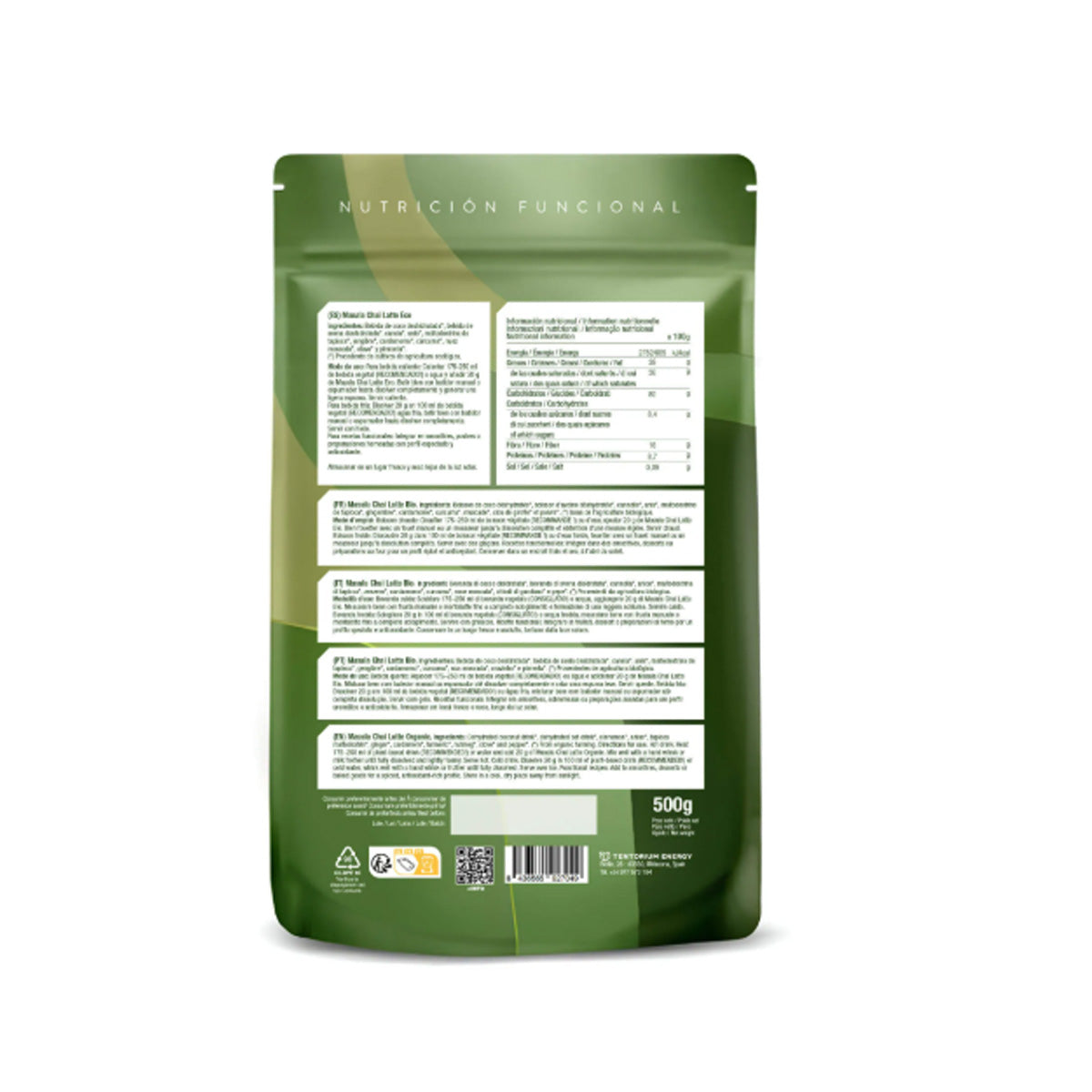 Masala Chai Latte ECO XL-förpackning Energy Feelings 500 g