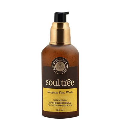 Gel nettoyant pour le visage Nutgrass Soultree La Rueda Natural 120 ml