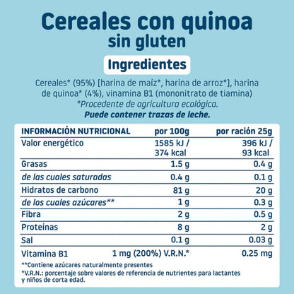 PROMO 3x Bouillie de céréales sans gluten au quinoa Eco Smileat, 200 g