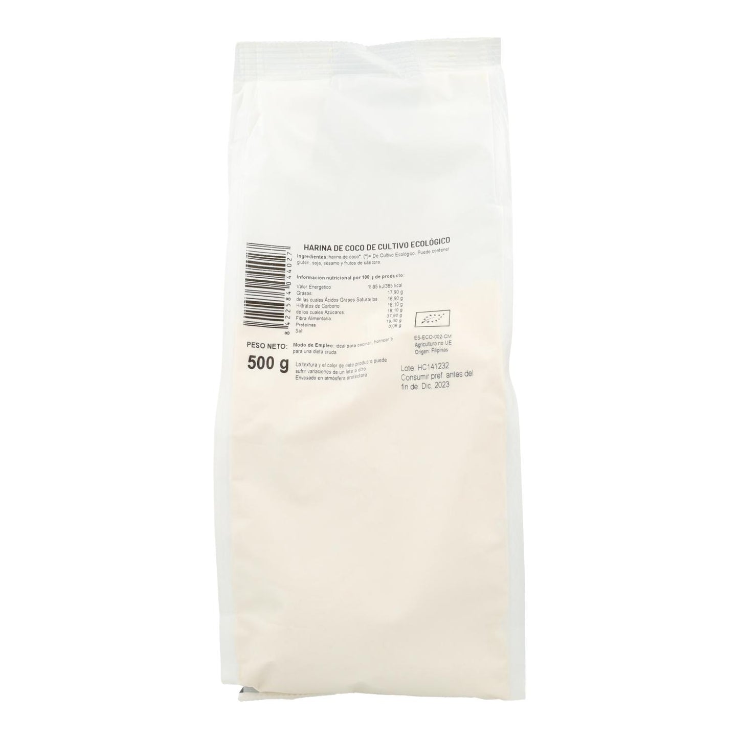 Farina di cocco El Granero, 500 g