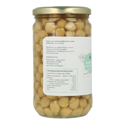 Pack 6x Cooked Chickpeas ECO Planet Garden 570 g