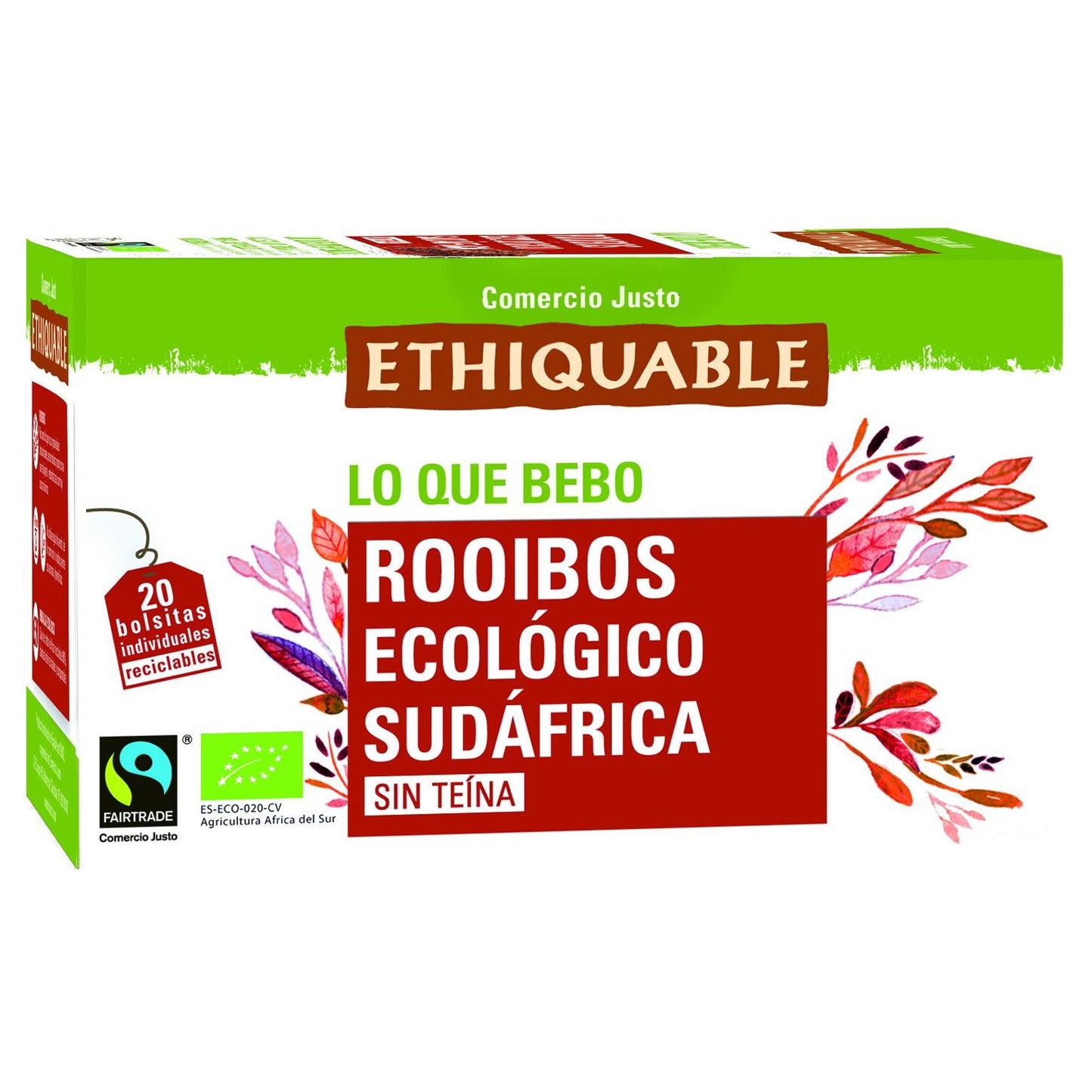 Infuso Rooibos BIO 40 g 20 bustine
