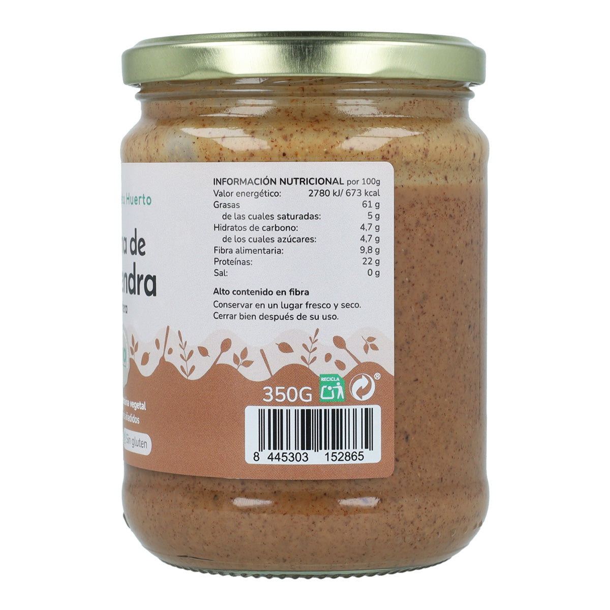 Hel mandelgrädde ECO Planeta Huerto 350 g