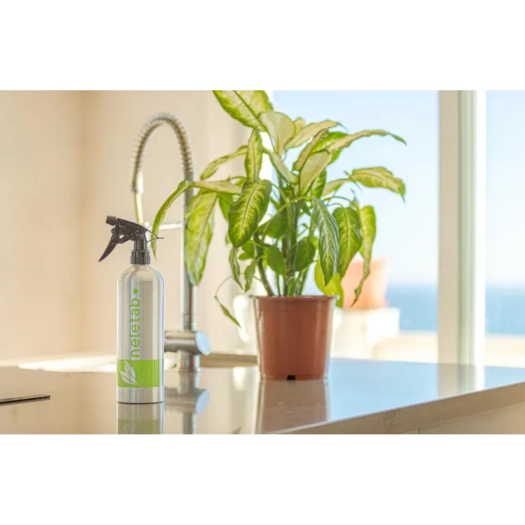 Starter Pack 3 botellas + 3 pastillas Multi-superficie & Cristal & Baño Neletab