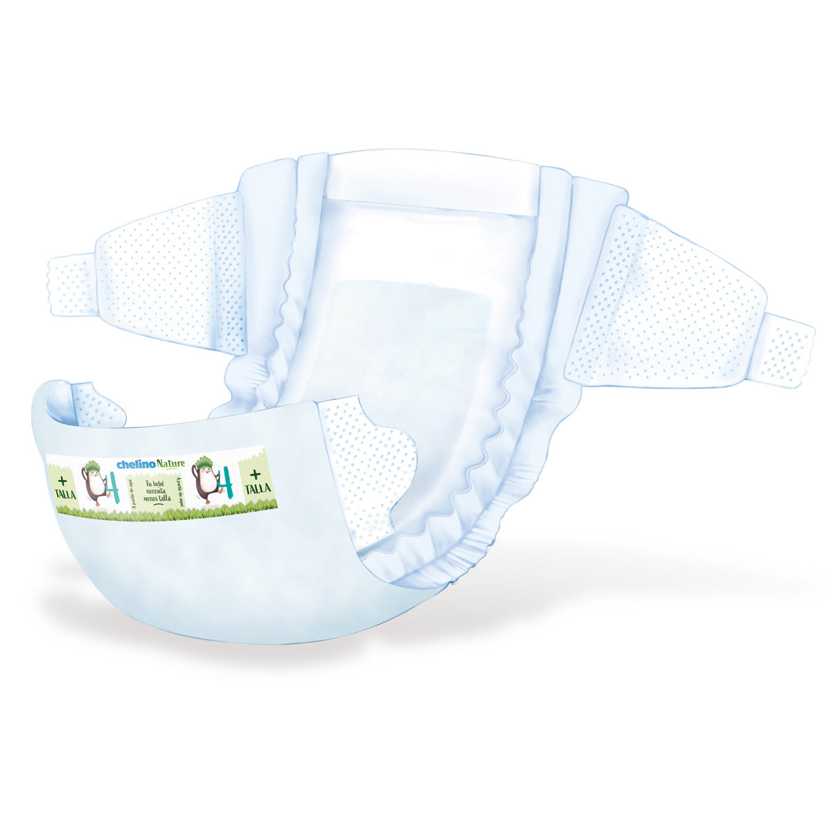 Pack 6 couches T4 9-15 kg Chelino Nature 34 unités