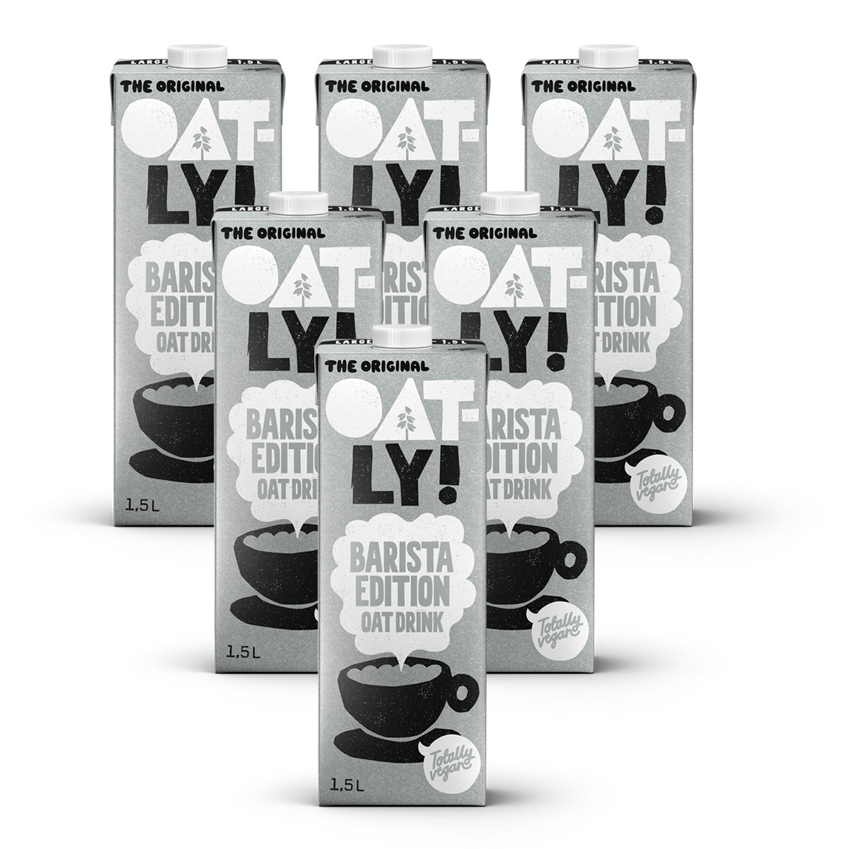 Pack 6 boissons à l'avoine Barista Oatly 1,5 L