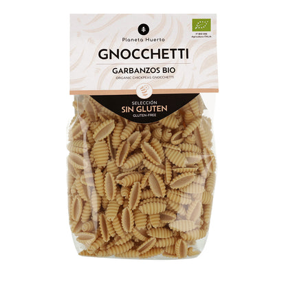 Gnocchetti de garbanzos ECO sin gluten Planeta Huerto 250 g