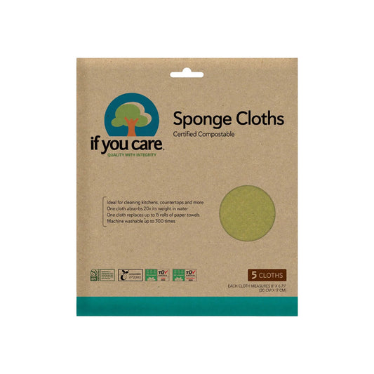 Superabsorbierende Reinigungstücher If you care 5 Stück
