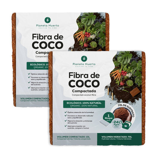 Pack 2xGarden Planet Coco Fibre Substrate 70 Litres