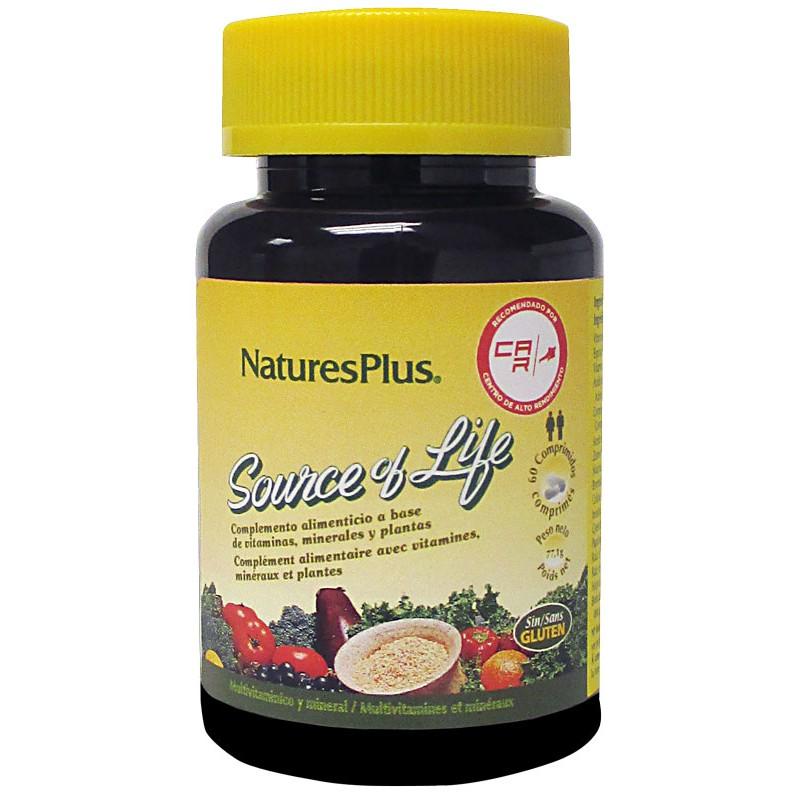 Nature's Plus Source of Life Multivitamin 60 tablets