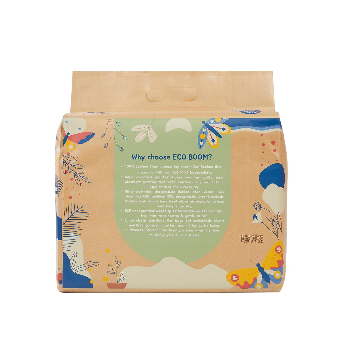 Ecoboom T5 bambublöja (12 till 17 kg) 28 stycken