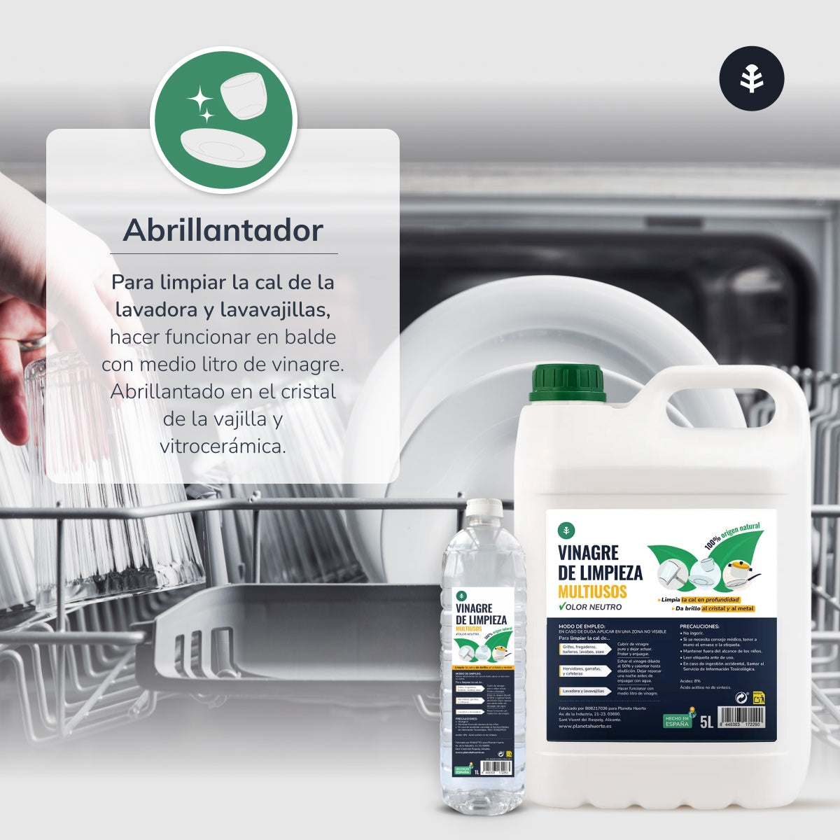 Vinaigre blanc de nettoyage 1L Planeta Huerto