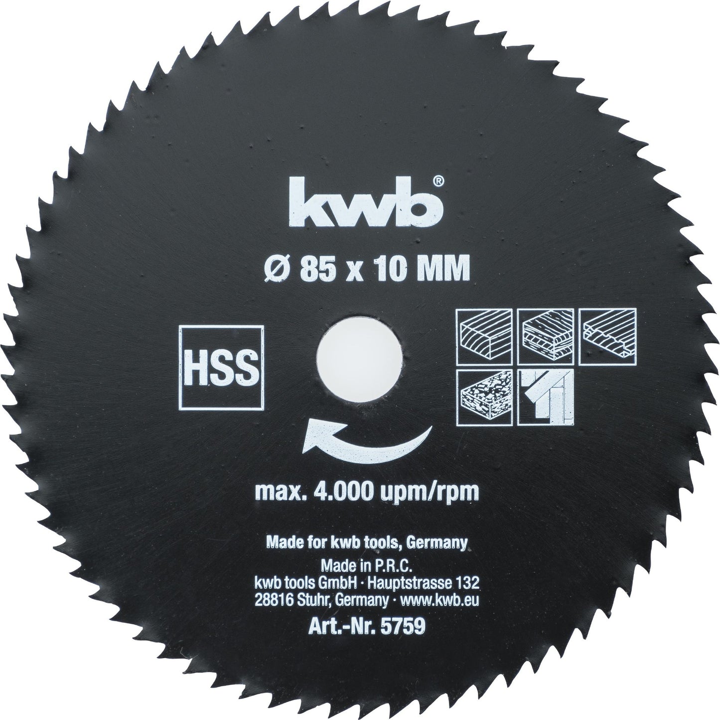 Zestaw mini ostrzy do piły tarczowej Kwb