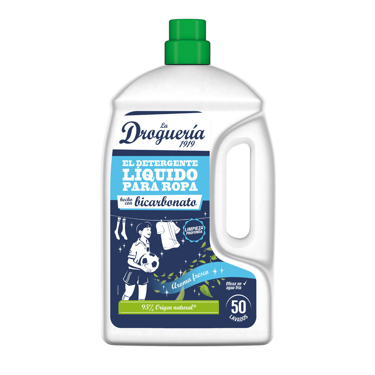 LA DROGUERIA 1919 Fresh Scent Bicarbonate Liquid Detergent, 50 doses