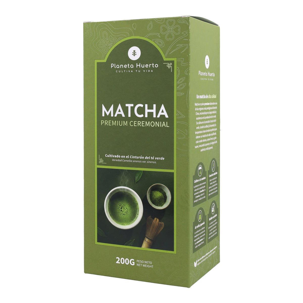 Herbata Matcha klasy ceremonialnej Premium Planeta Huerto 200 g