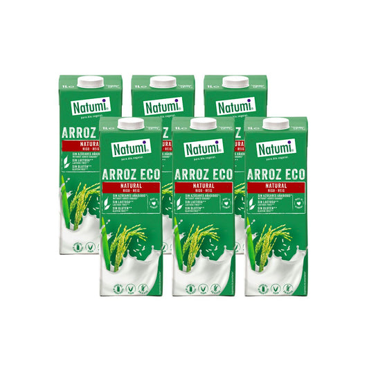 Pakket 6 x Natumi biologische rijstdrank 1 l